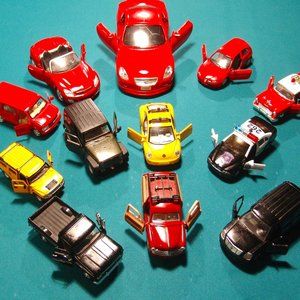 Die-Cast Toy Cars, Various Models